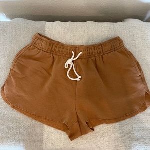 Wild Fable Camel color sweat shorts size large Target